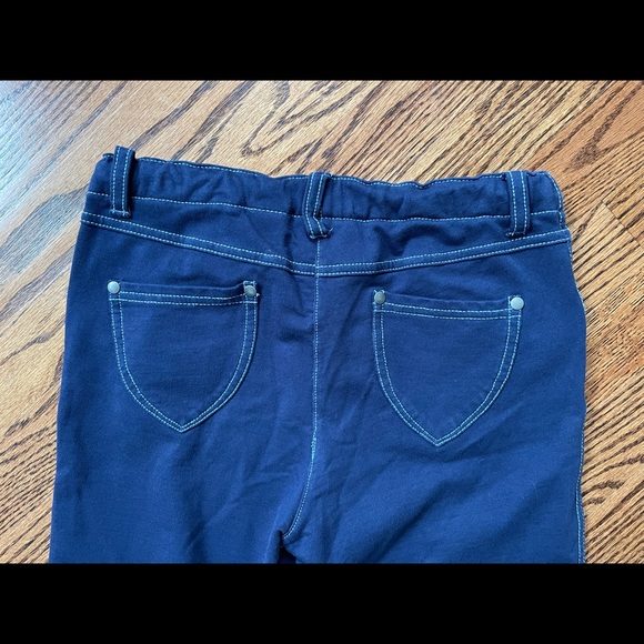 Hanna Andersson Blue Girl's Pants, size 140, like-new! Adjustable waist. - Picture 5 of 6